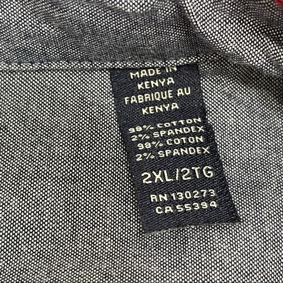 Wrangler Premium Quality Comfort Flex Red Shirt Button Up Western Ranch Size 2XL - Picture 5 of 10